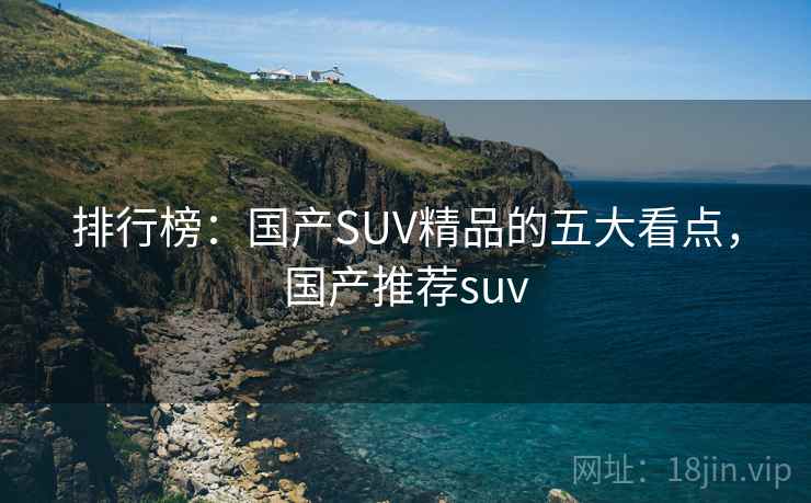 排行榜：国产SUV精品的五大看点，国产推荐suv